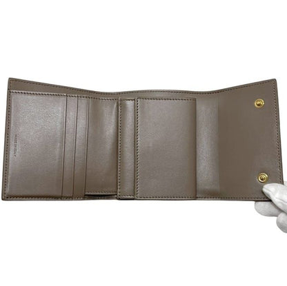 Celine Trifold Wallet Small Gray Ju — view 3