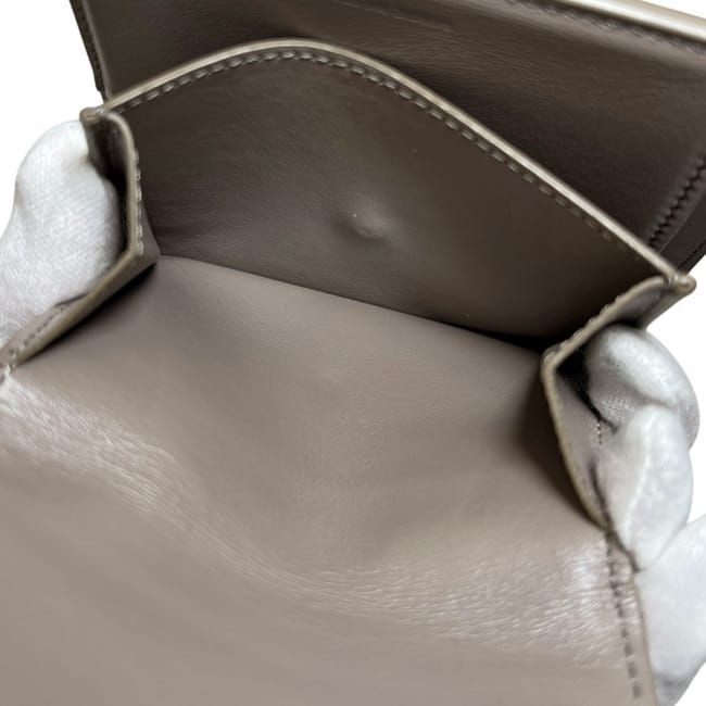 Celine Trifold Wallet Small Gray Ju — view 8