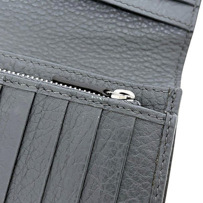 Gucci Bifold Wallet Gray Leather — view 6