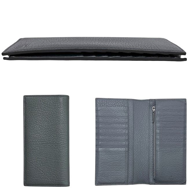 Gucci Bifold Wallet Gray Leather — view 2