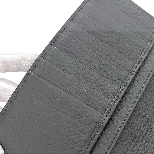 Gucci Bifold Wallet Gray Leather — view 7