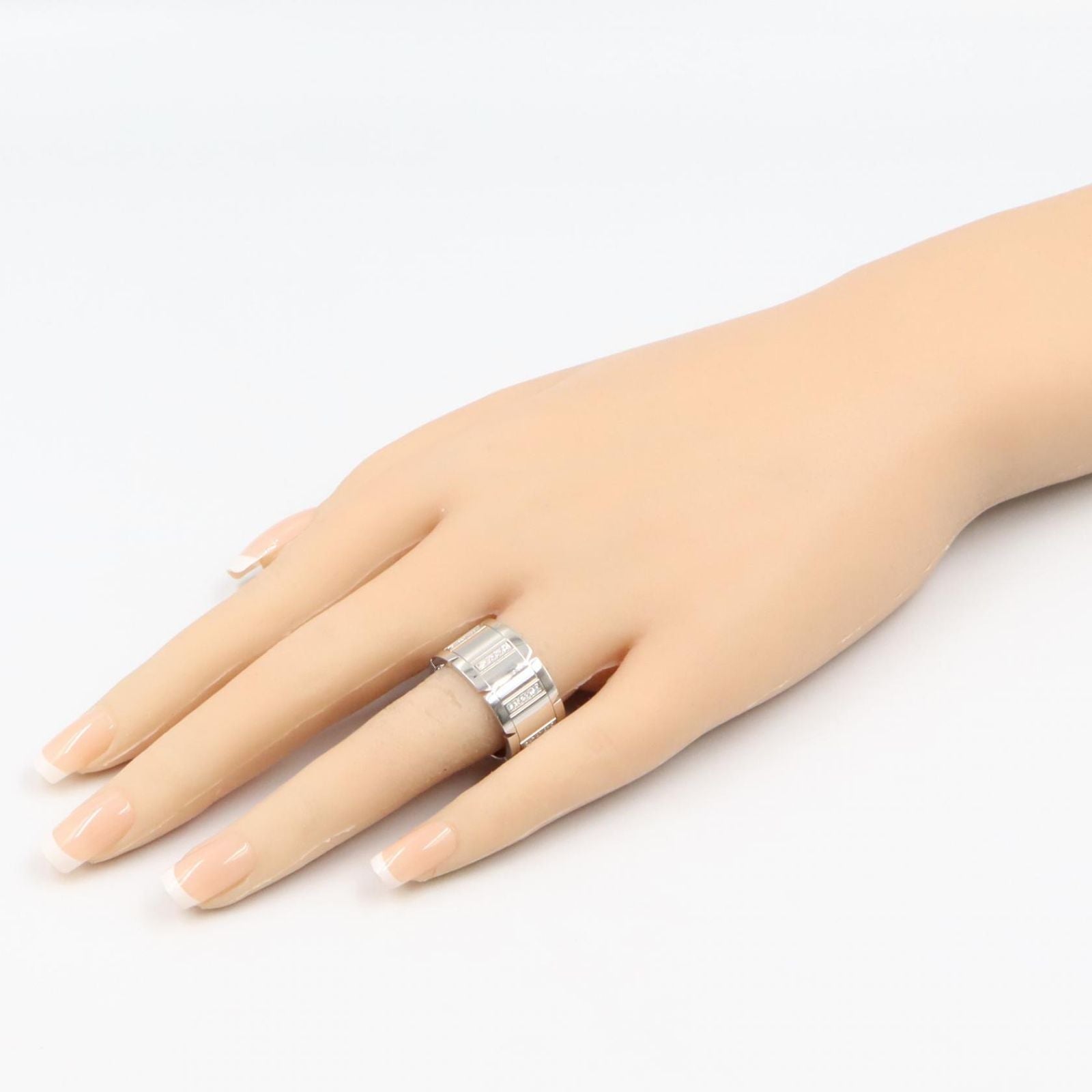 Cartier Ring Tank Francaise LM Diamond 18k White Gold — view 7