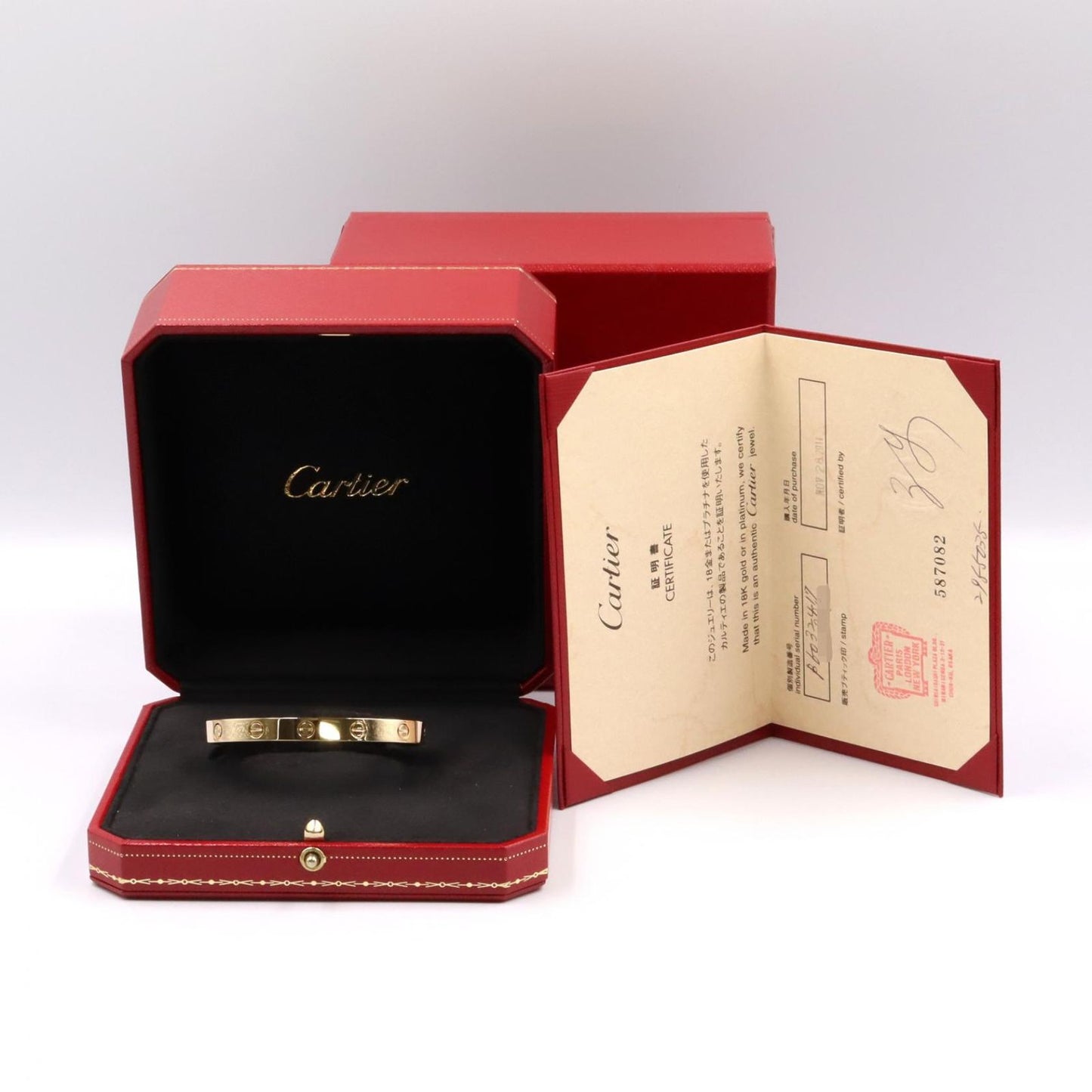 Cartier Bangle Open Love 18k Bracelet — view 5