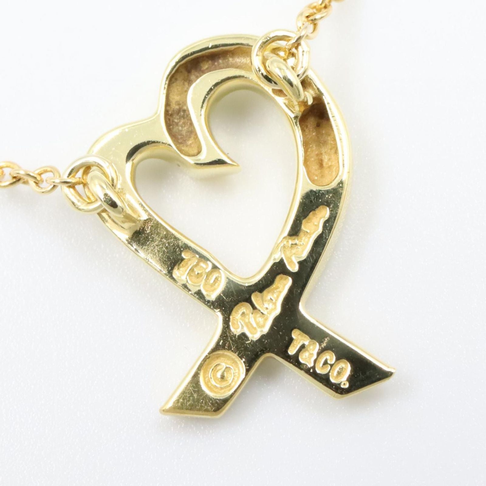 Tiffany & Co Necklace Loving Heart 43 cm 18k — view 3