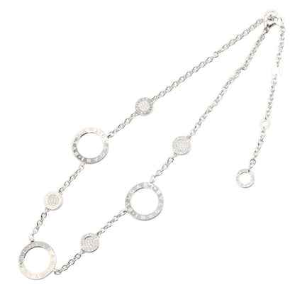 Bvlgari Necklace Risottoir Diamond 38 46.5 cm 18k White Gold — view 2