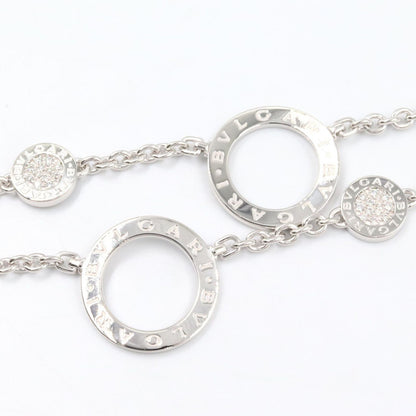 Bvlgari Necklace Risottoir Diamond 38 46.5 cm 18k White Gold — view 6