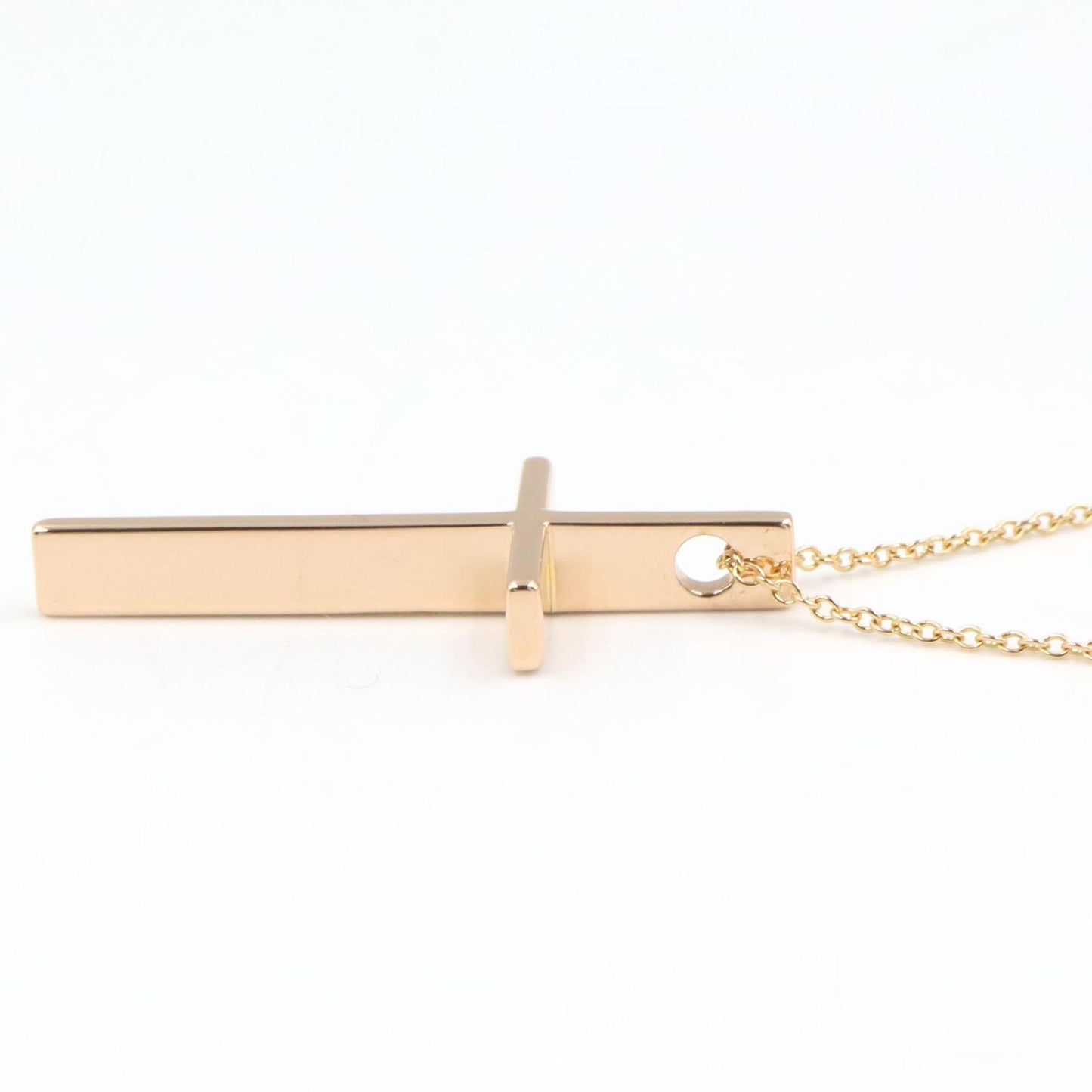 Tiffany & Co Necklace Cross 47 cm 18k Pink Gold — view 5