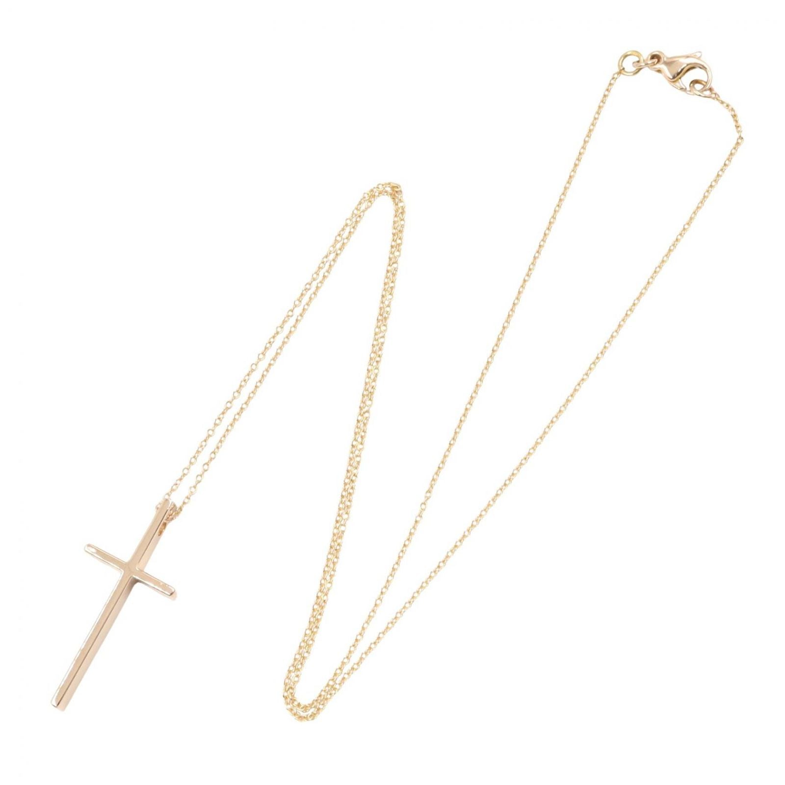 Tiffany & Co Necklace Cross 47 cm 18k Pink Gold — view 2