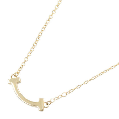 Tiffany & Co Necklace T Smile Mini 44.5 50 cm 18k