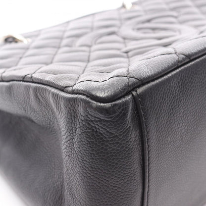 Chanel Tote Quilted Grand Shopping GST Black Caviar Leather GST Chain — view 8