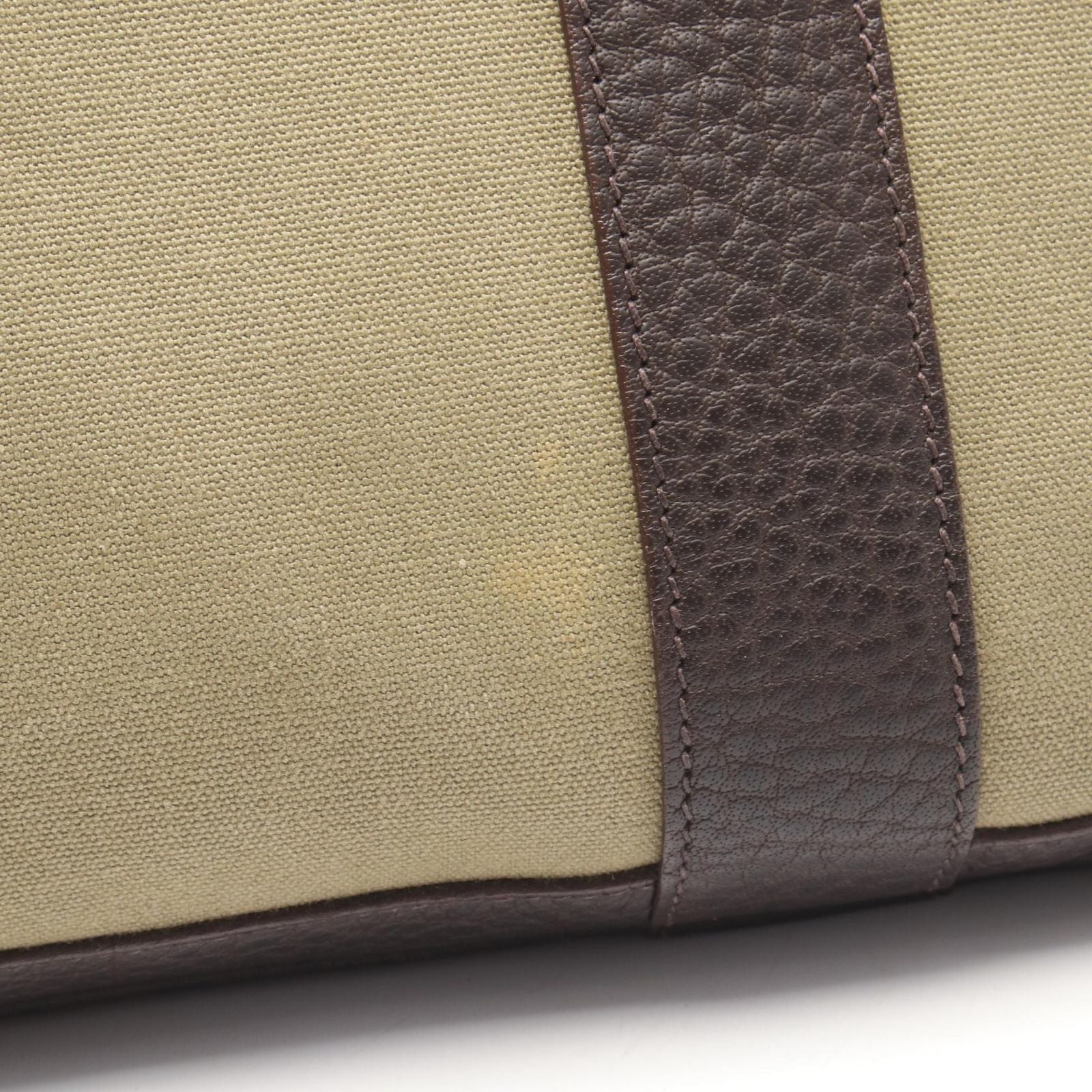 Hermes Tote Garden Party PM Khaki Ebene Leather — view 7