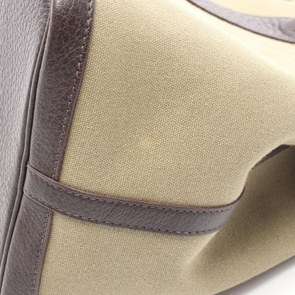 Hermes Tote Garden Party PM Khaki Ebene Leather — view 8