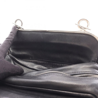 Chanel Handbag Quilted Black Lambskin Coco Charm — view 6