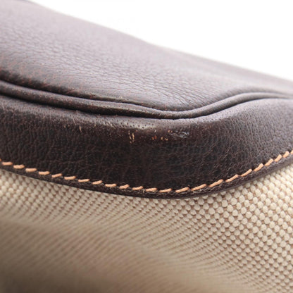 Hermes Tote Garden Party PM Ecru Ebene Leather — view 8
