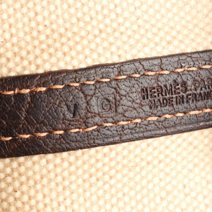 Hermes Tote Garden Party PM Ecru Ebene Leather — view 5