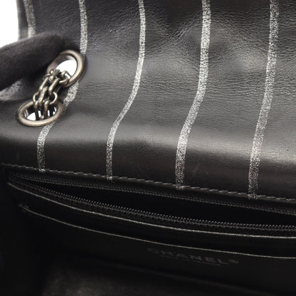 Chanel Shoulder Bag 2.55 Mini Quilted Black Lambskin Chain — view 6