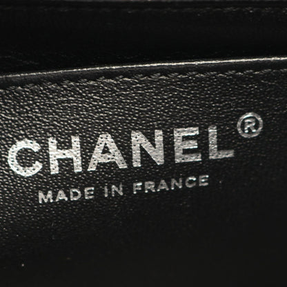 Chanel Shoulder Bag 2.55 Mini Quilted Black Lambskin Chain — view 4