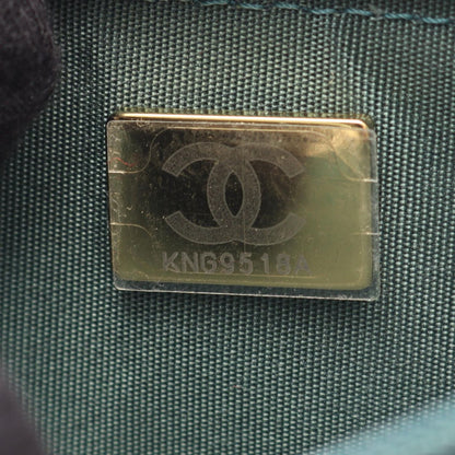Chanel Shoulder Bag Quilted Green Leather Chain Wallet — view 5