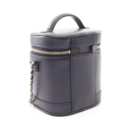 Chanel Handbag CC Logo 2-Way Navy Lambskin CC Vanity Chain — view 2