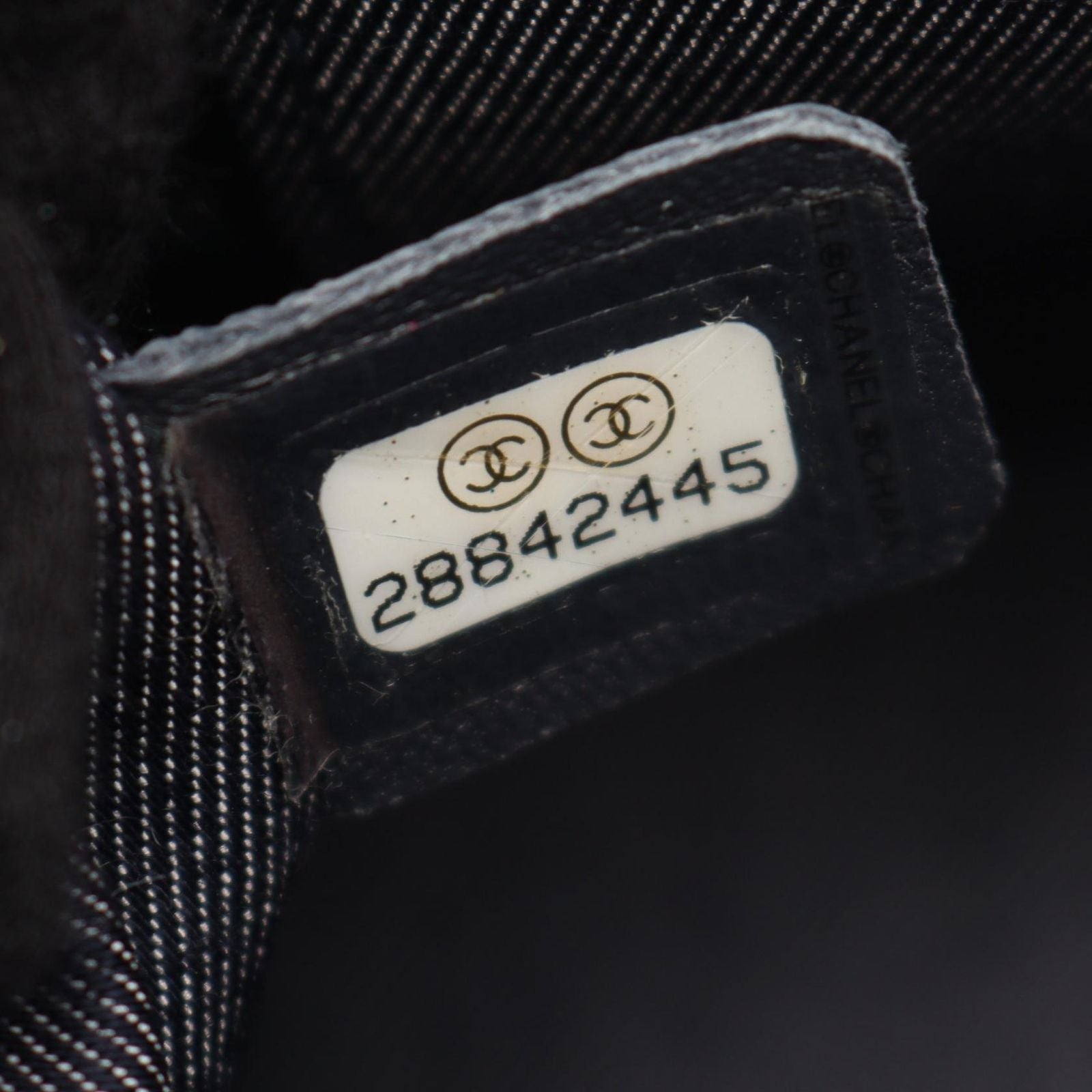 Chanel Handbag CC Logo 2-Way Navy Lambskin CC Vanity Chain — view 5