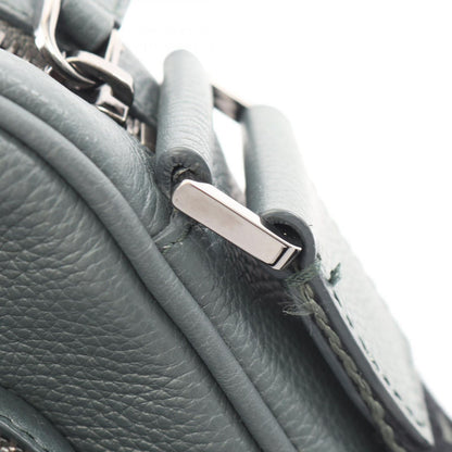 Bvlgari Shoulder Bag Man Gray Green Leather — view 6