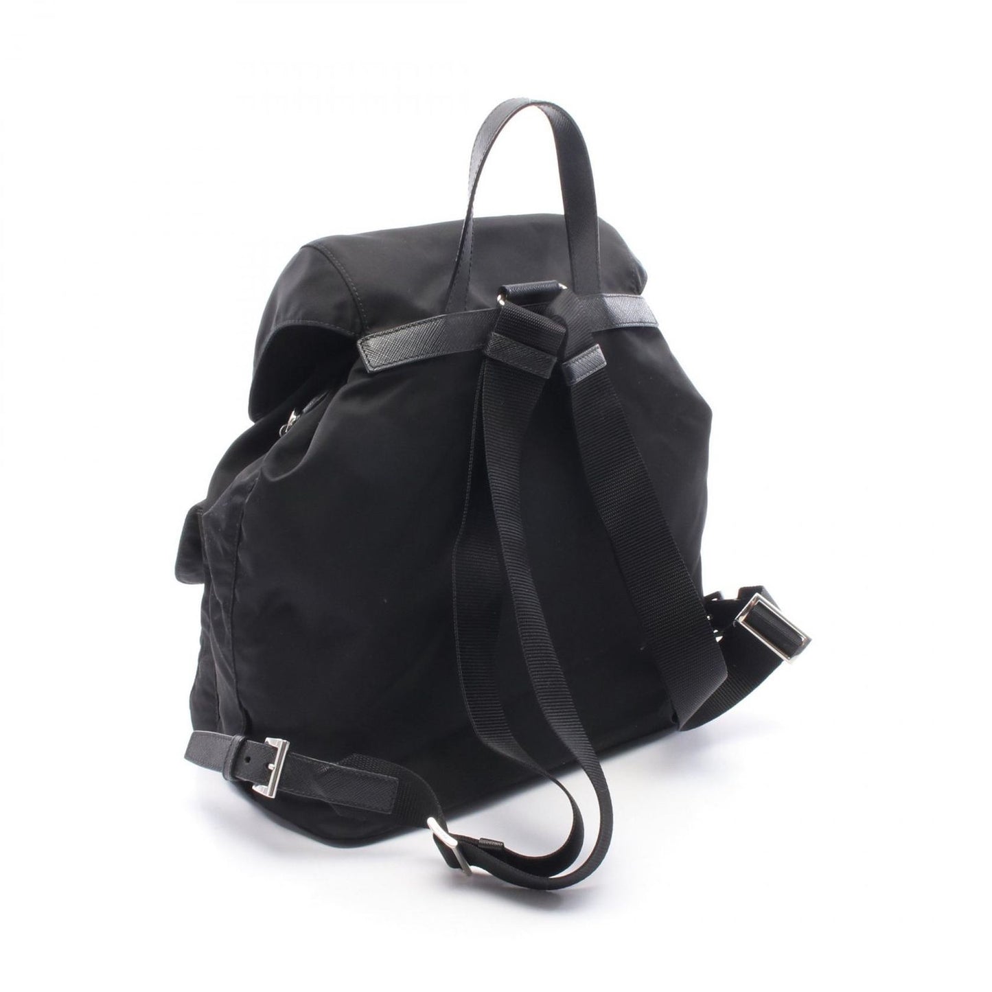 Prada Backpack Tessuto Robot Noir Pink Nylon Leather — view 2