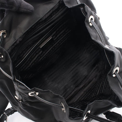 Prada Backpack Tessuto Robot Noir Pink Nylon Leather — view 3