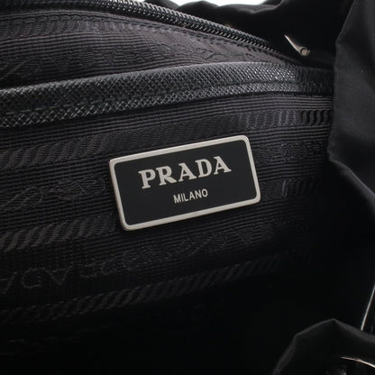 Prada Backpack Tessuto Robot Noir Pink Nylon Leather — view 4
