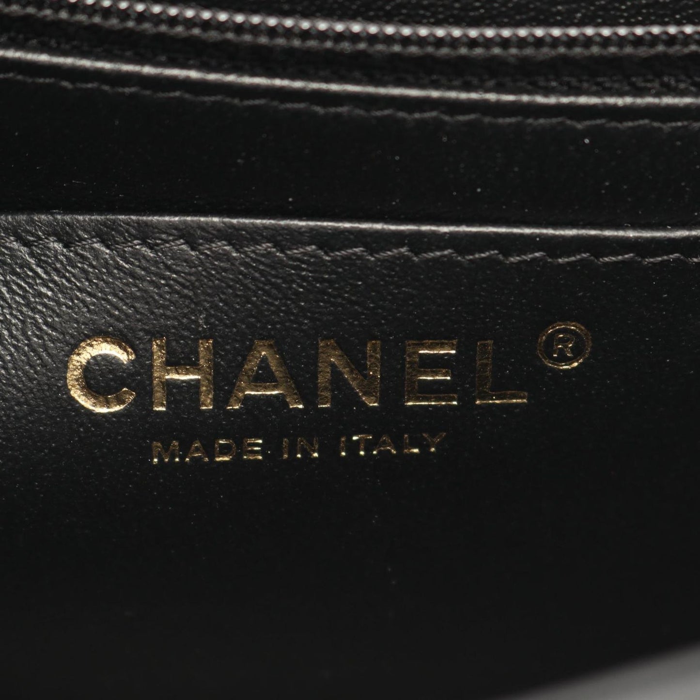 Chanel Shoulder Bag Mini Quilted Black Lambskin Chain — view 4