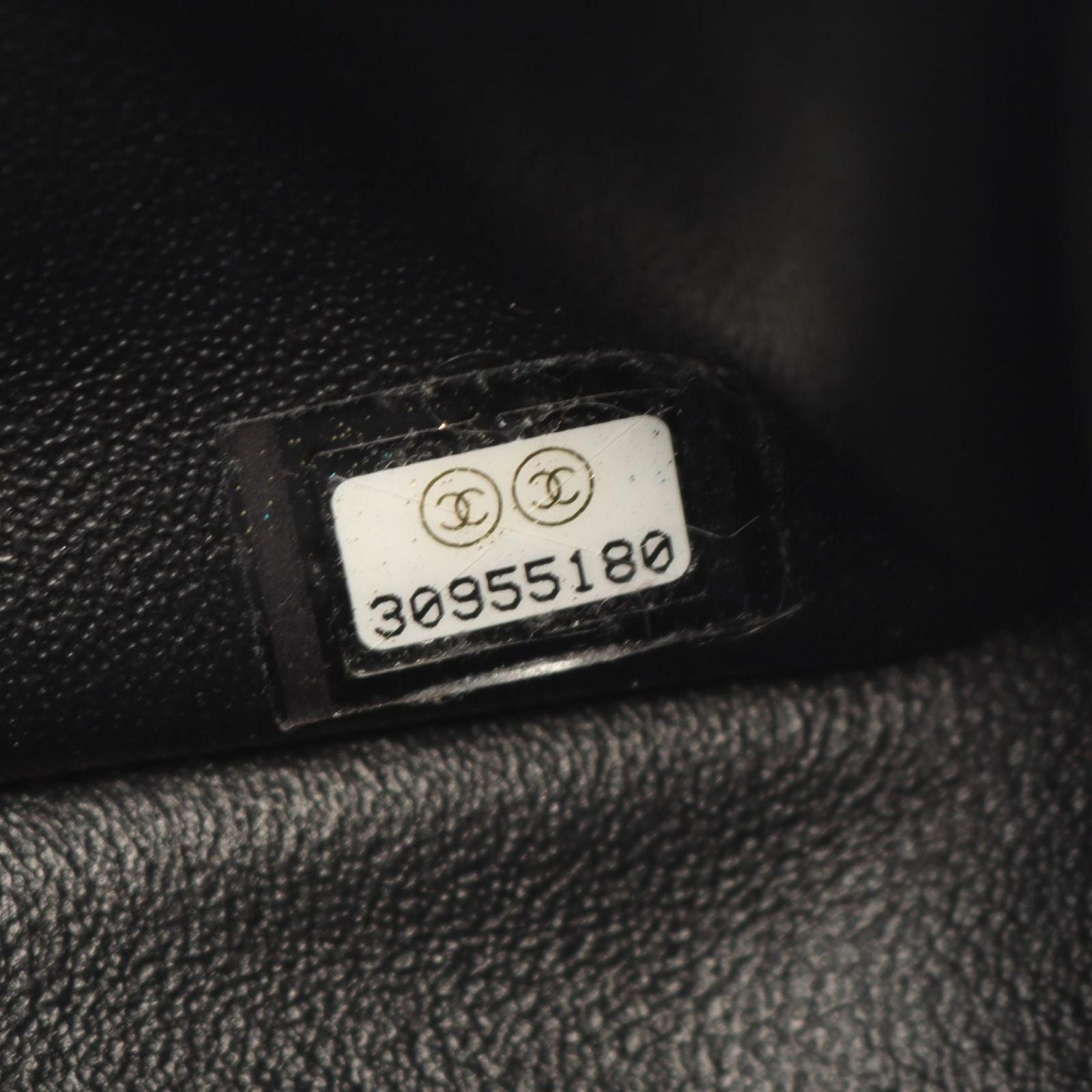 Chanel Shoulder Bag Mini Quilted Black Lambskin Chain — view 5