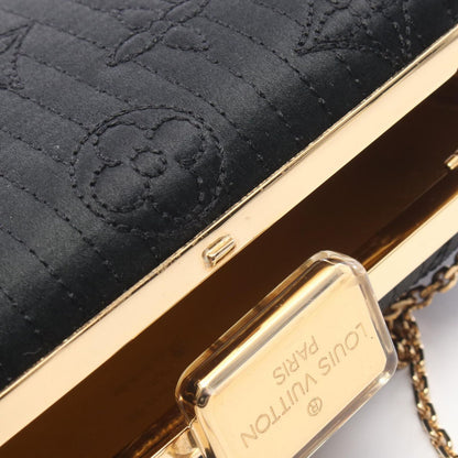 Louis Vuitton Shoulder Bag Noir Fabric Minaudier — view 8