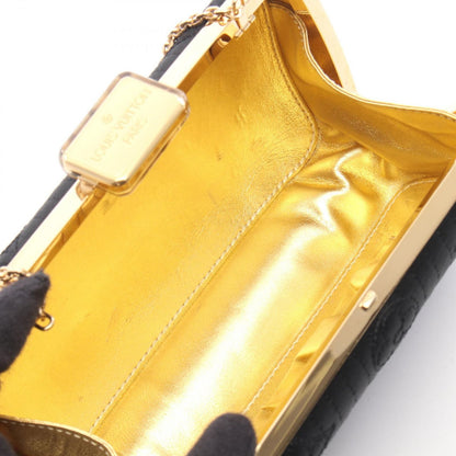 Louis Vuitton Shoulder Bag Noir Fabric Minaudier — view 3
