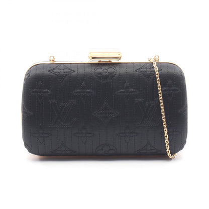 Louis Vuitton Shoulder Bag Noir Fabric Minaudier