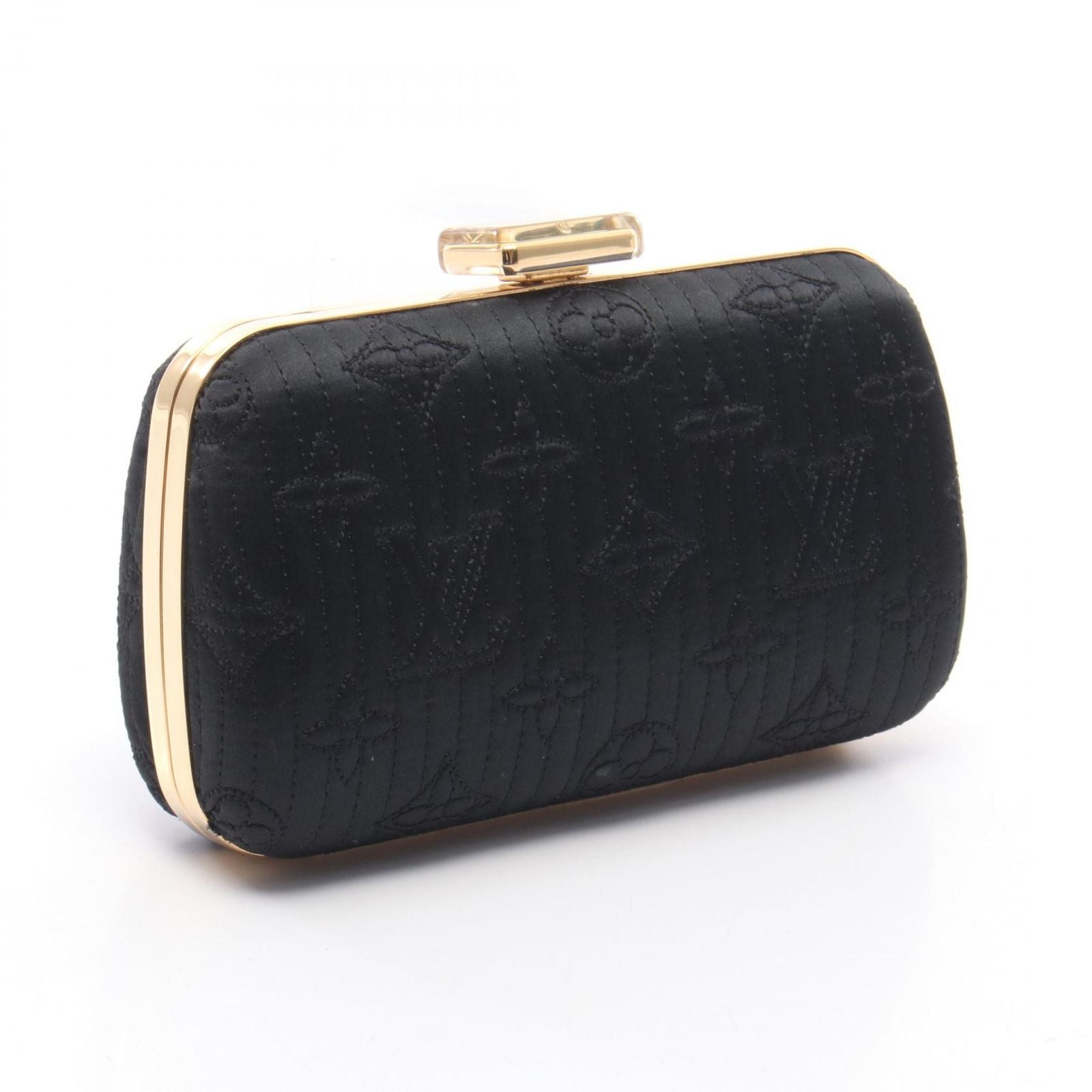 Louis Vuitton Shoulder Bag Noir Fabric Minaudier — view 2
