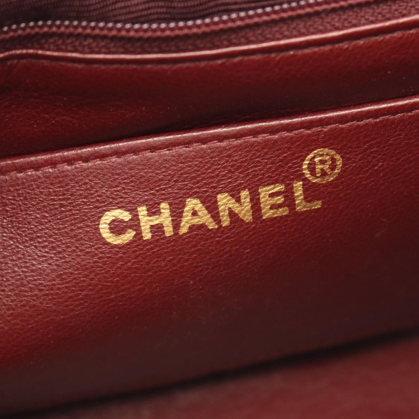 Chanel Shoulder Bag Quilted Diana Flap Black Lambskin Chain — view 4