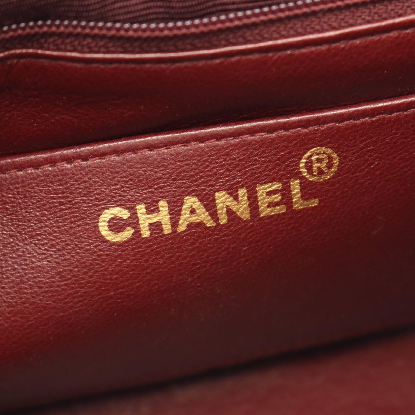 Chanel Shoulder Bag Quilted Diana Flap Black Lambskin Chain — view 4