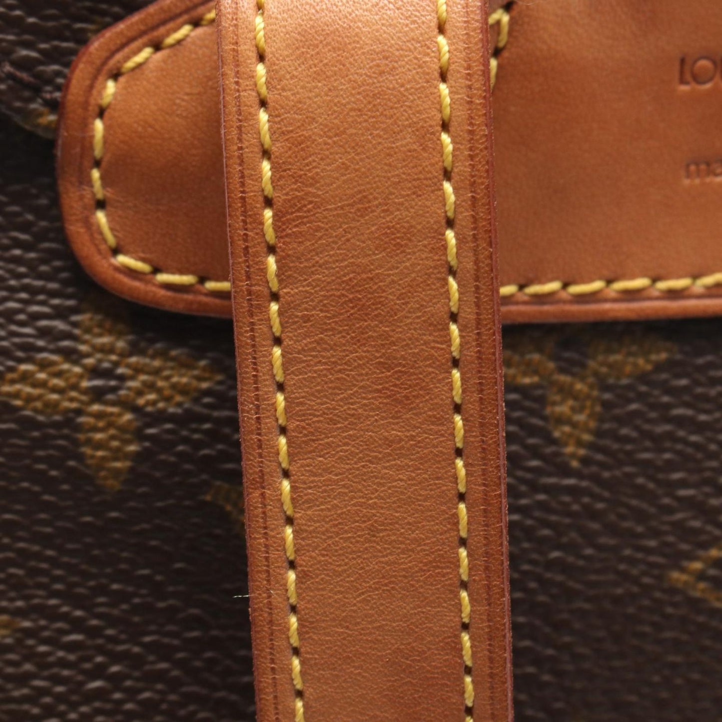 Louis Vuitton Backpack Montsouris MM Canvas Leather — view 6