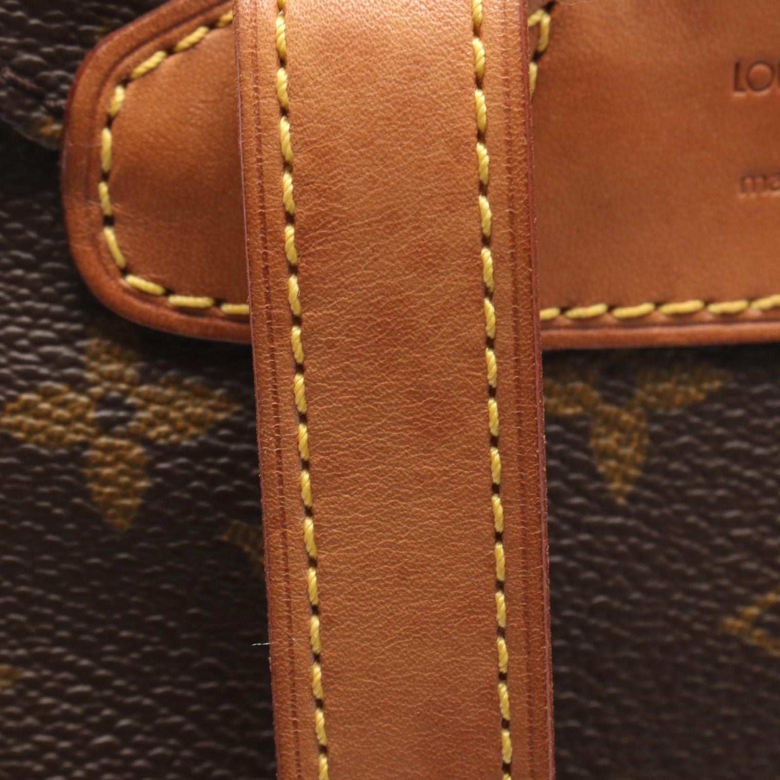 Louis Vuitton Backpack Montsouris MM Canvas Leather — view 6
