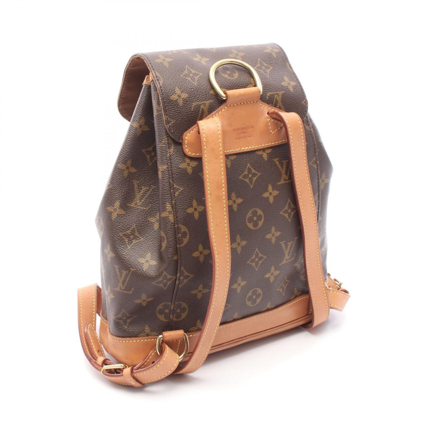 Louis Vuitton Backpack Montsouris MM Canvas Leather — view 2