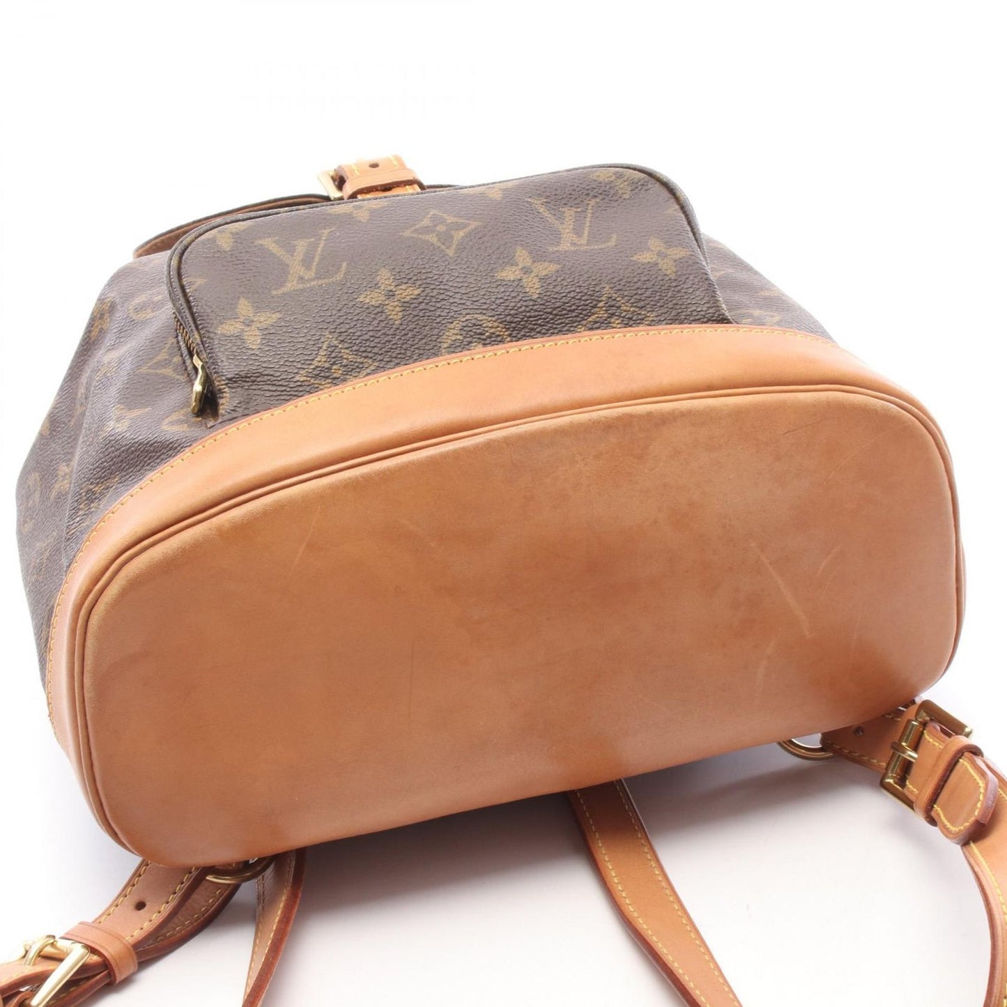 Louis Vuitton Backpack Montsouris MM Canvas Leather — view 7