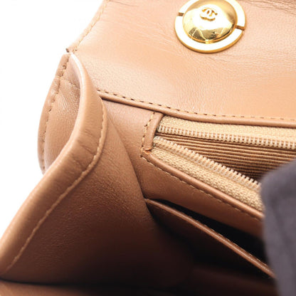 Chanel Shoulder Bag Quilted Brown Lambskin — view 7