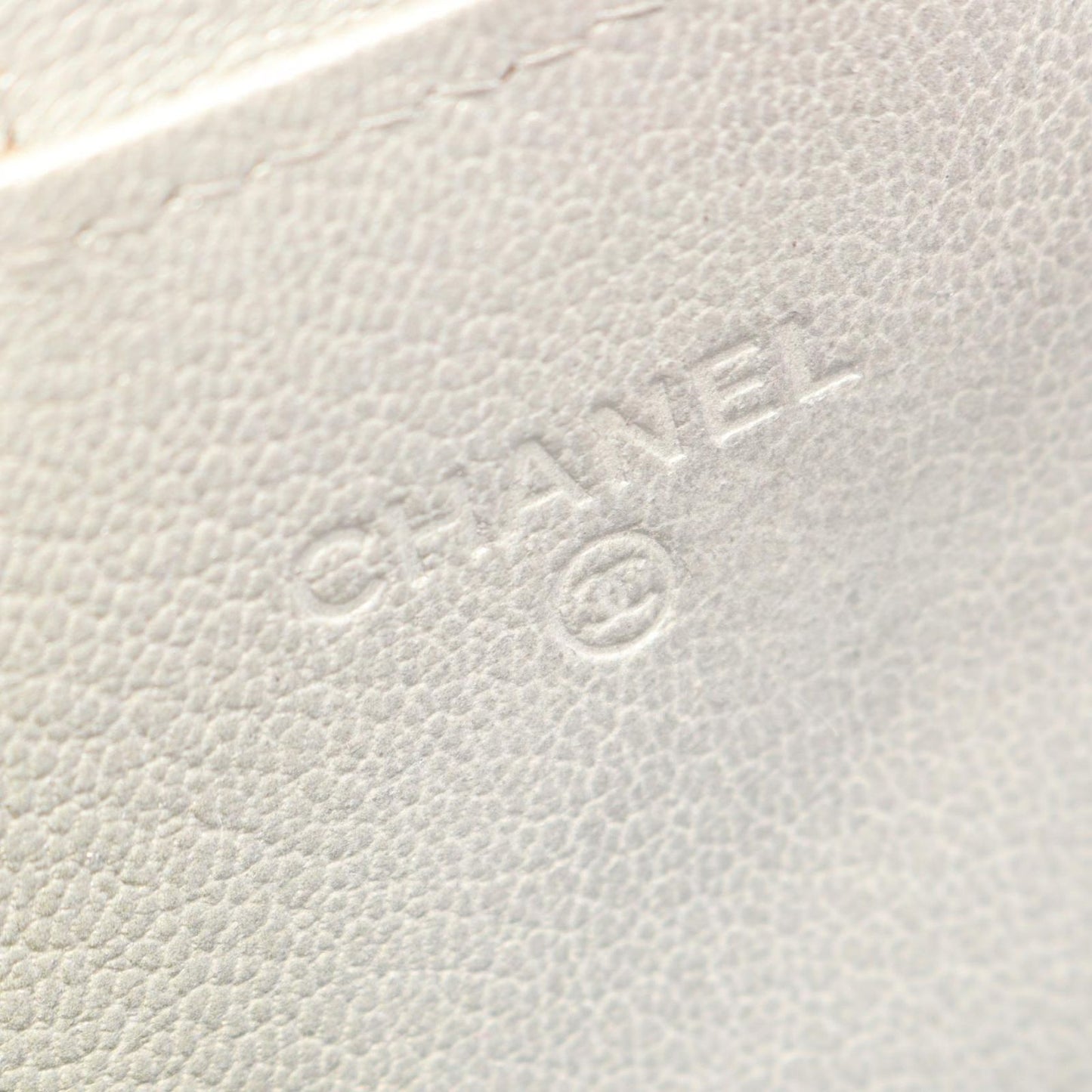 Chanel Shoulder Bag Quilted Phone Case Gradient Silver Green Caviar Leather — view 4