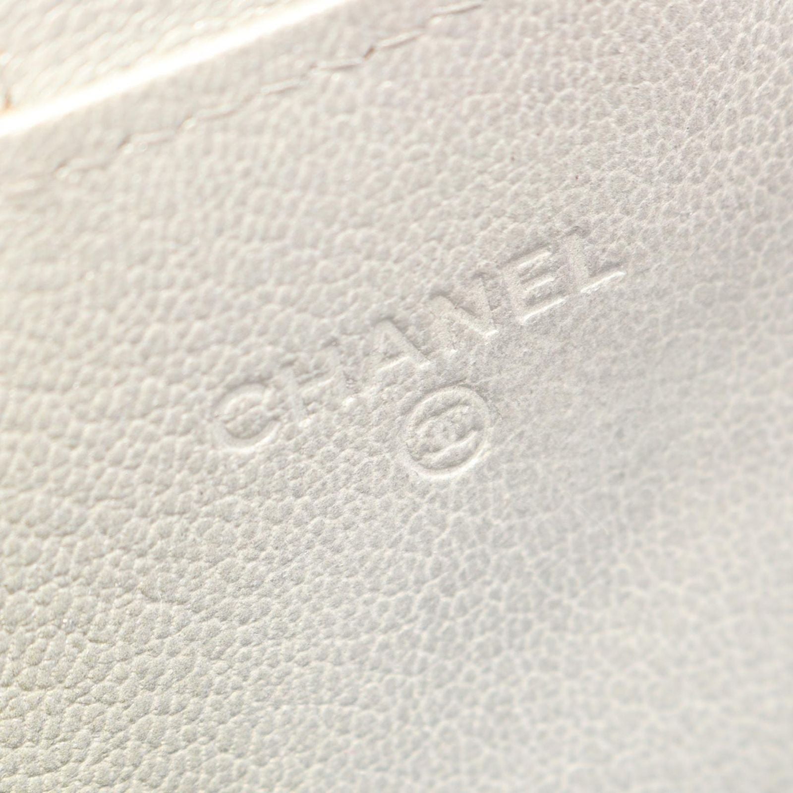 Chanel Shoulder Bag Quilted Phone Case Gradient Silver Green Caviar Leather — view 4
