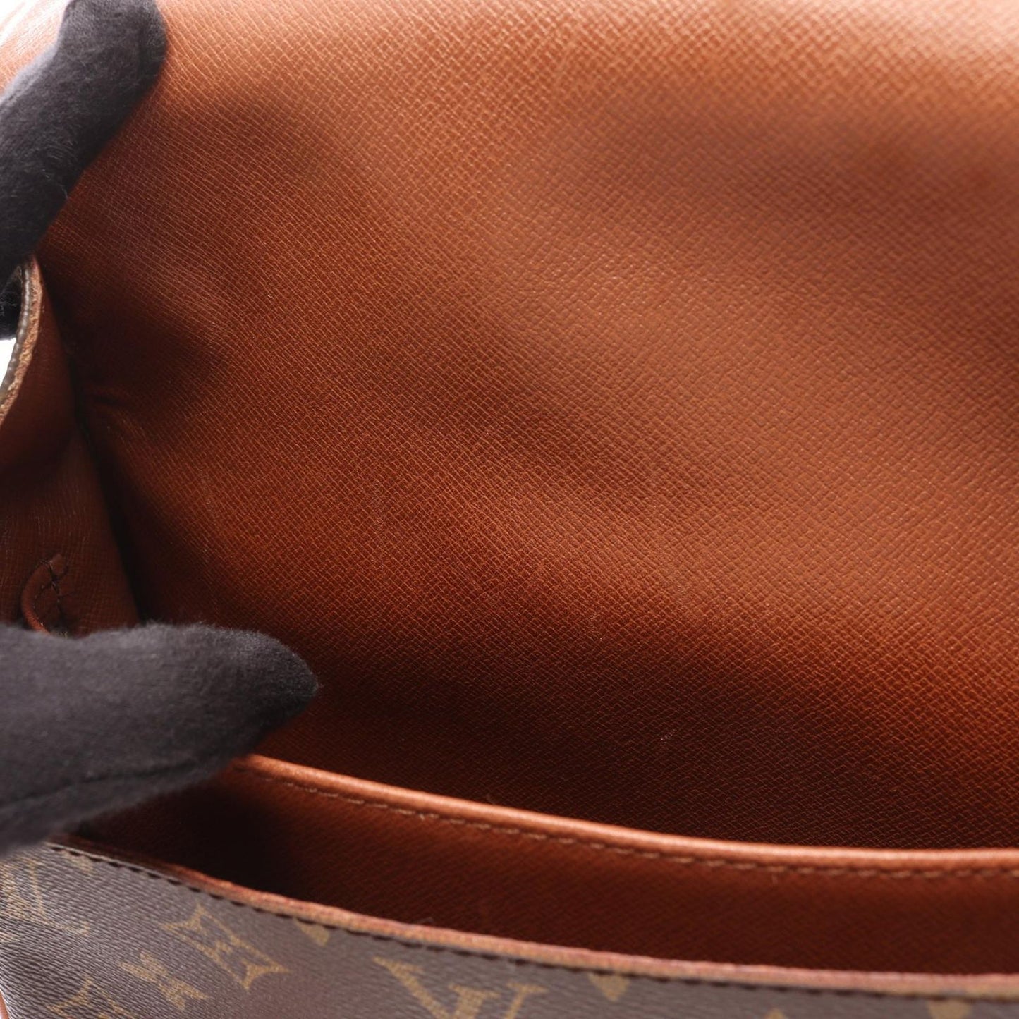 Louis Vuitton Shoulder Bag Cart Ciel MM Canvas Leather — view 6