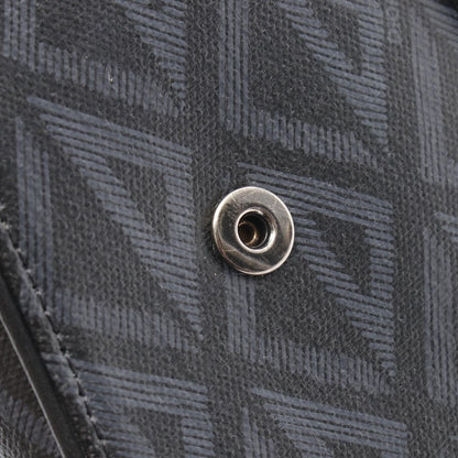 Dior Waist Bag Saddle Mini CD Diamond Black Canvas Leather CD — view 5