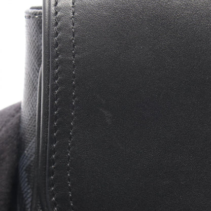 Dior Waist Bag Saddle Mini CD Diamond Black Canvas Leather CD — view 7