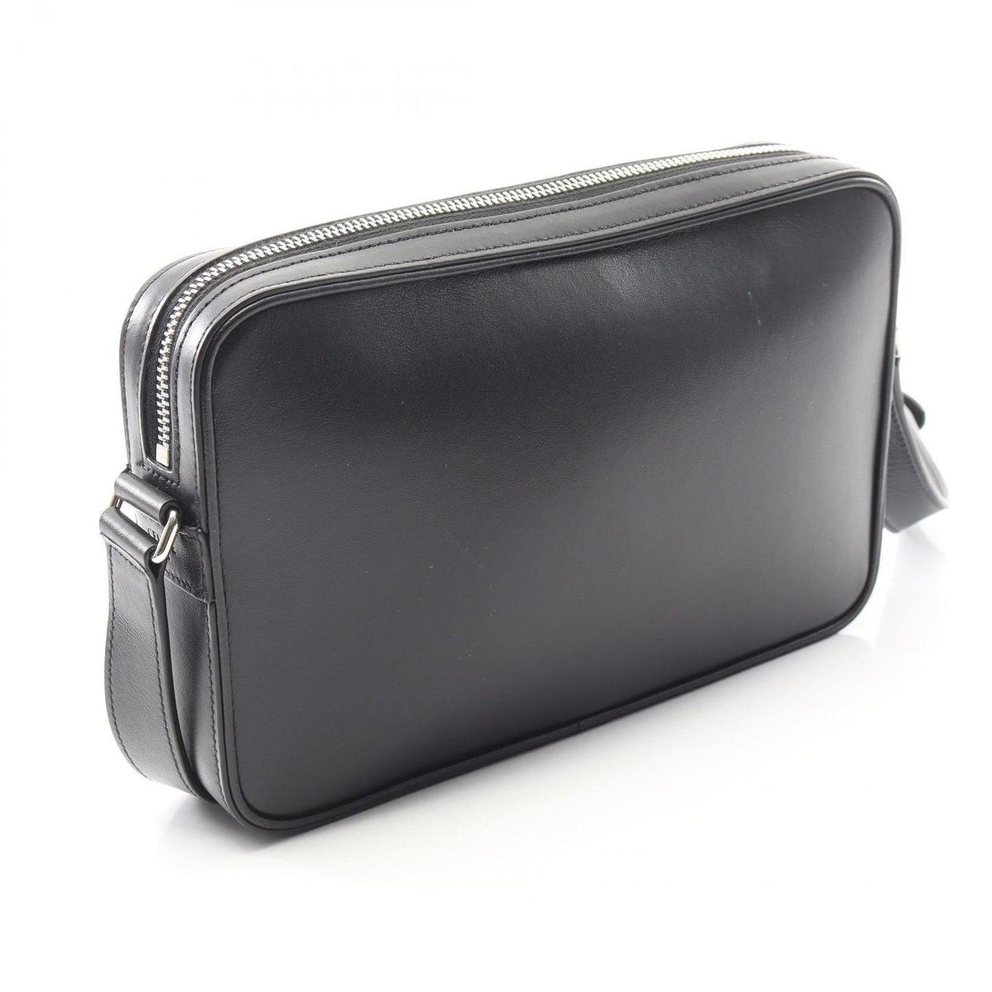 Celine Shoulder Bag Black Leather Triomphe — view 2