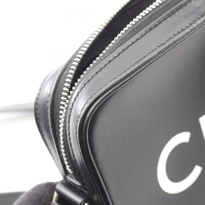 Celine Shoulder Bag Black Leather Triomphe — view 6