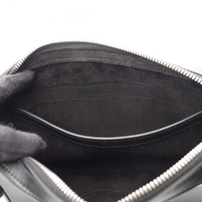 Celine Shoulder Bag Black Leather Triomphe — view 8