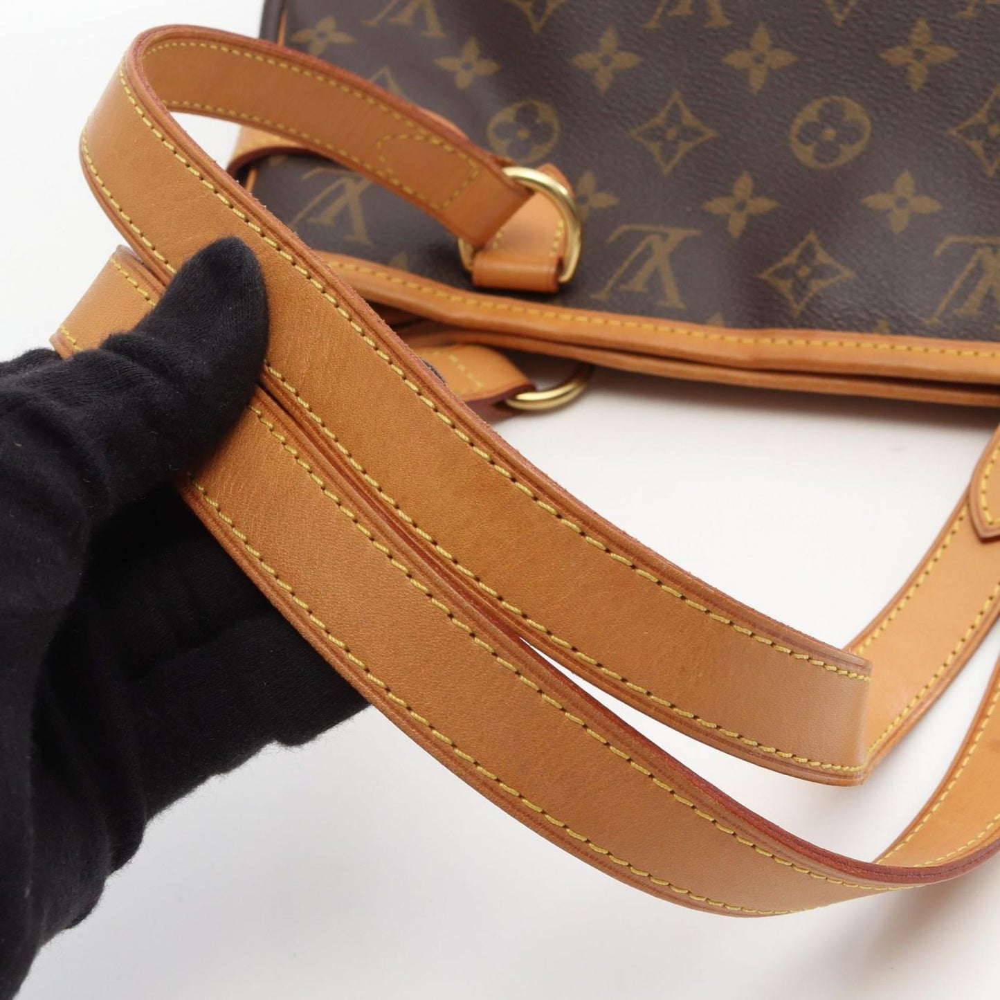 Louis Vuitton Tote Batignolles Vertical Canvas Leather — view 7